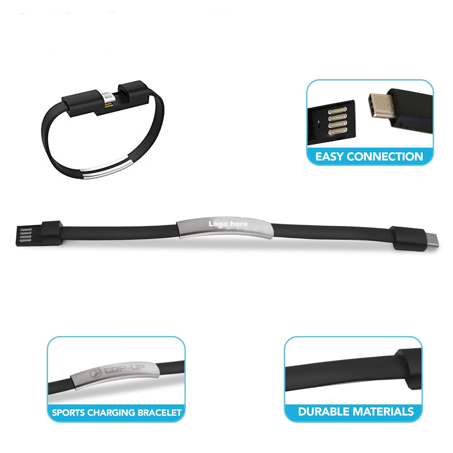 Bracelet USB C Travel Charger 6