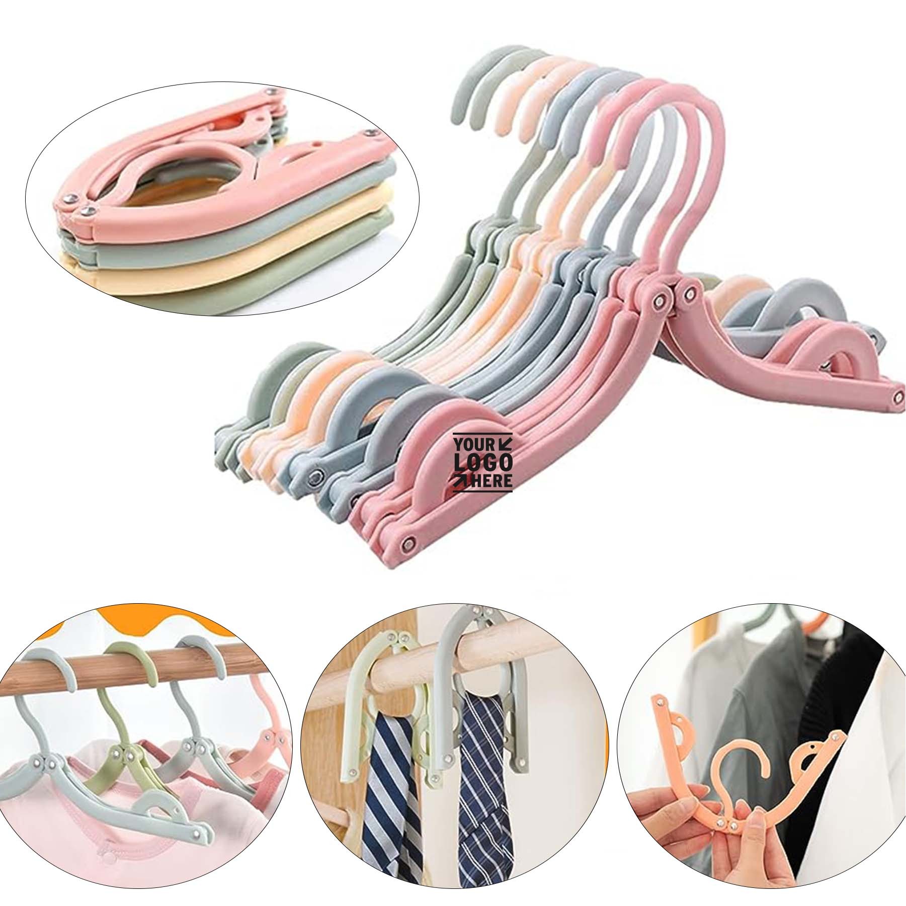Travel Portable Folding Drying Rack Essentials Clothes Hanger 2