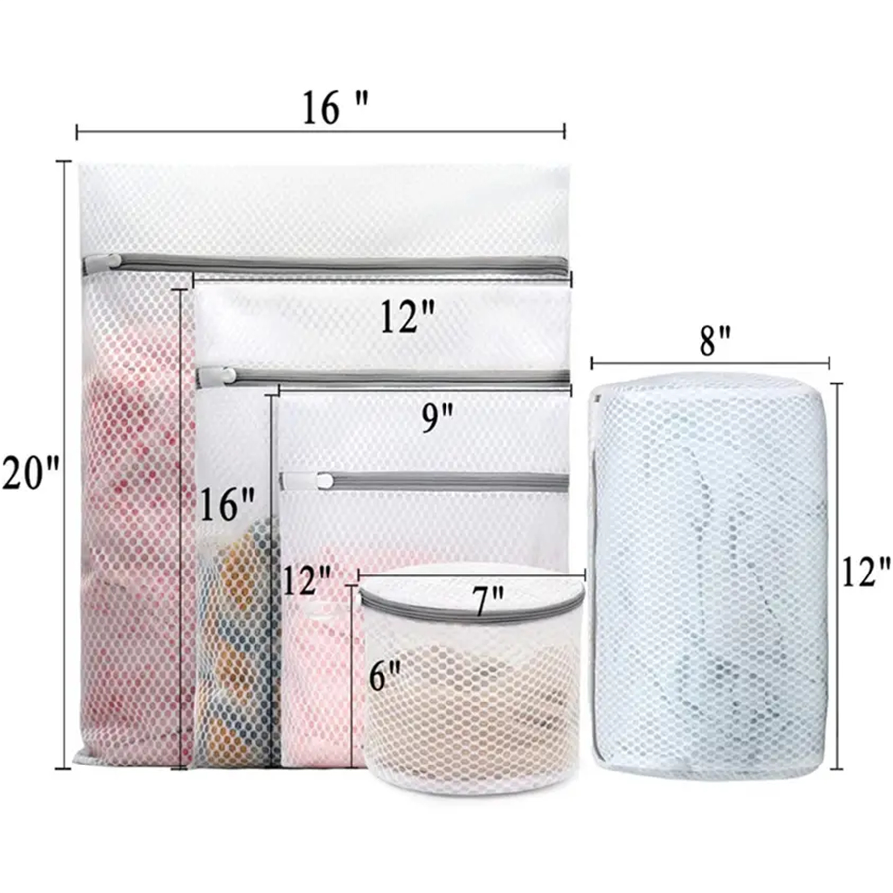 Durable Honeycomb Mesh Laundry Bags 3