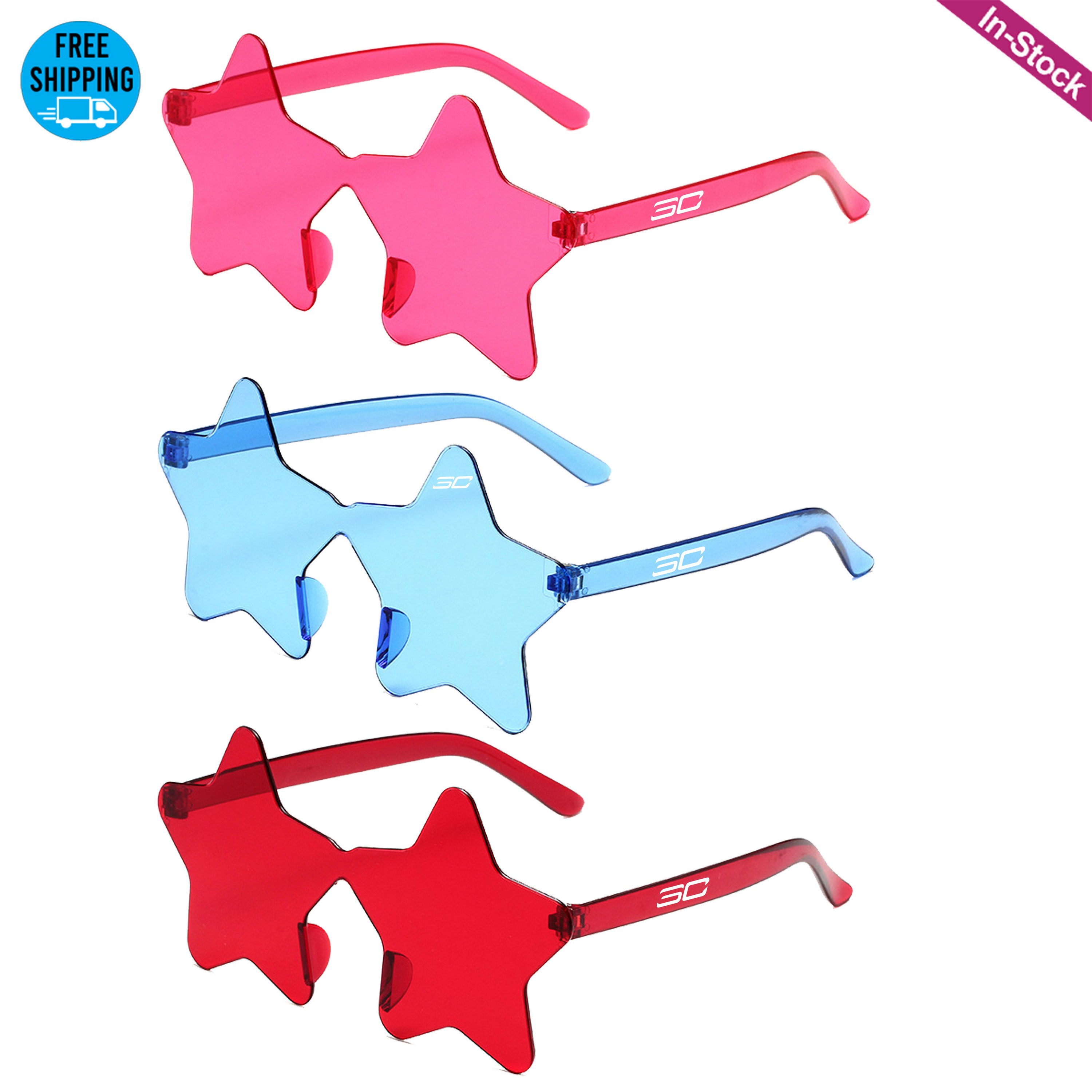 Candy Color Star Shaped Eyeglasses 2