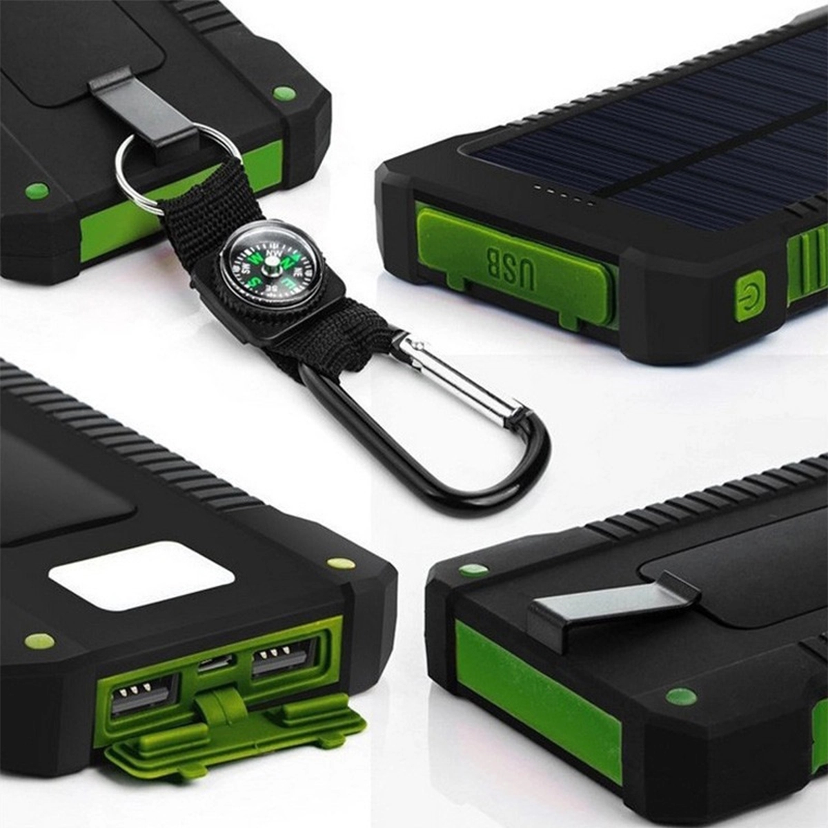 12000Mah Portable Solar Power Bank 1