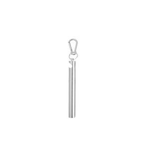 Telescope Metal Straw With Bottle Opener And Mini Brush 2