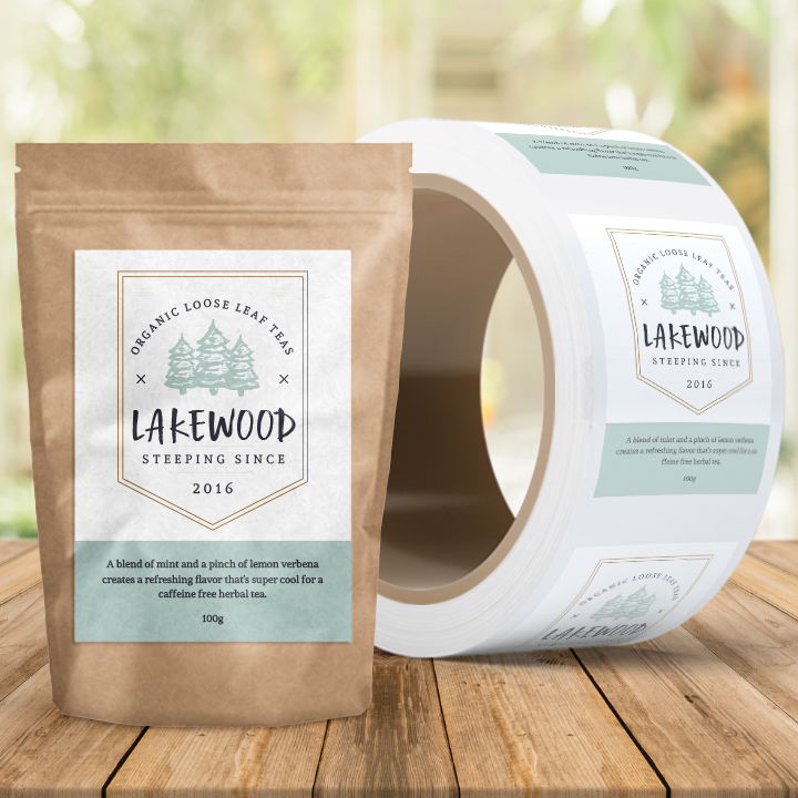 Roll Labels (Semi-Gloss - Permanent)(Eco-Safe) 3