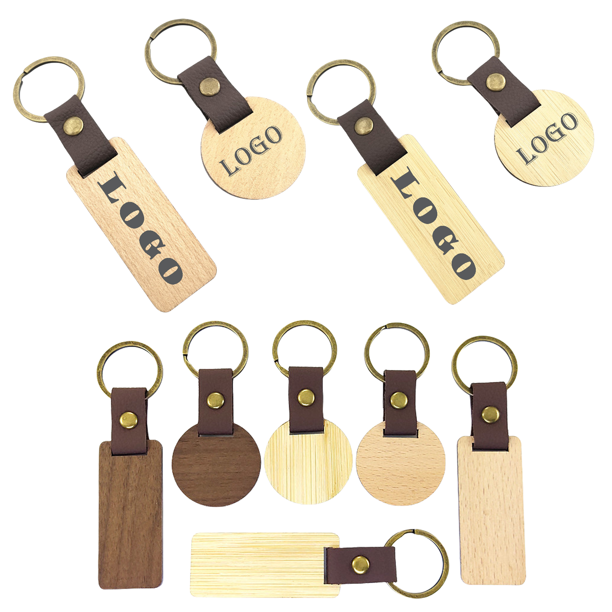 Premium Wooden Keychain 1