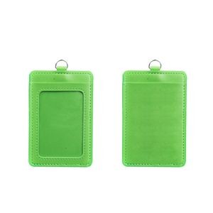 Portrait Dual Side PU Leather Card Holder 9