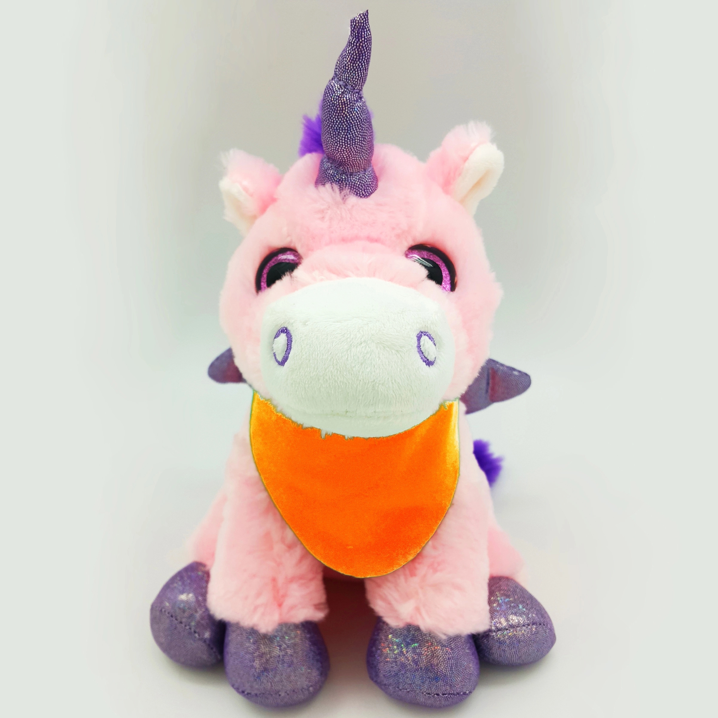 9" Bright Color Pink Unicorn 7