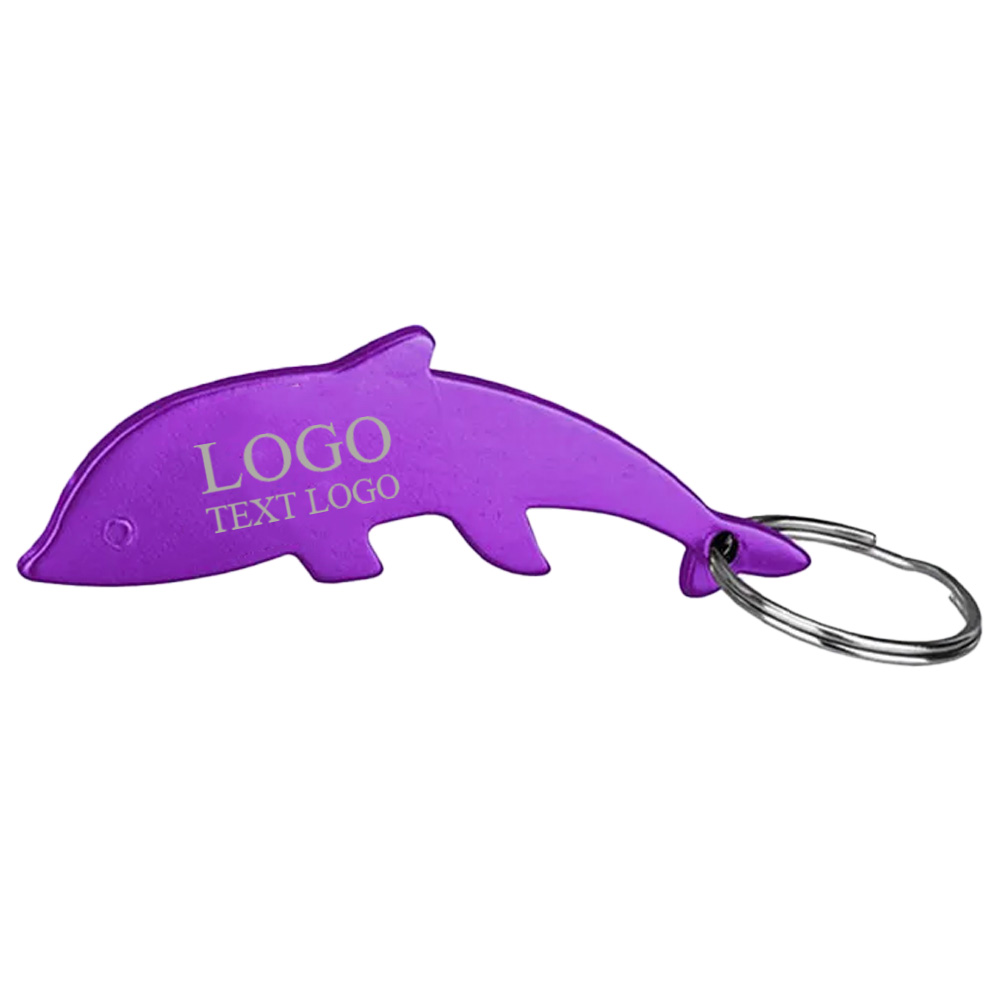 Aluminum Dolphin-Shaped Bottle Opener Key Holder 6