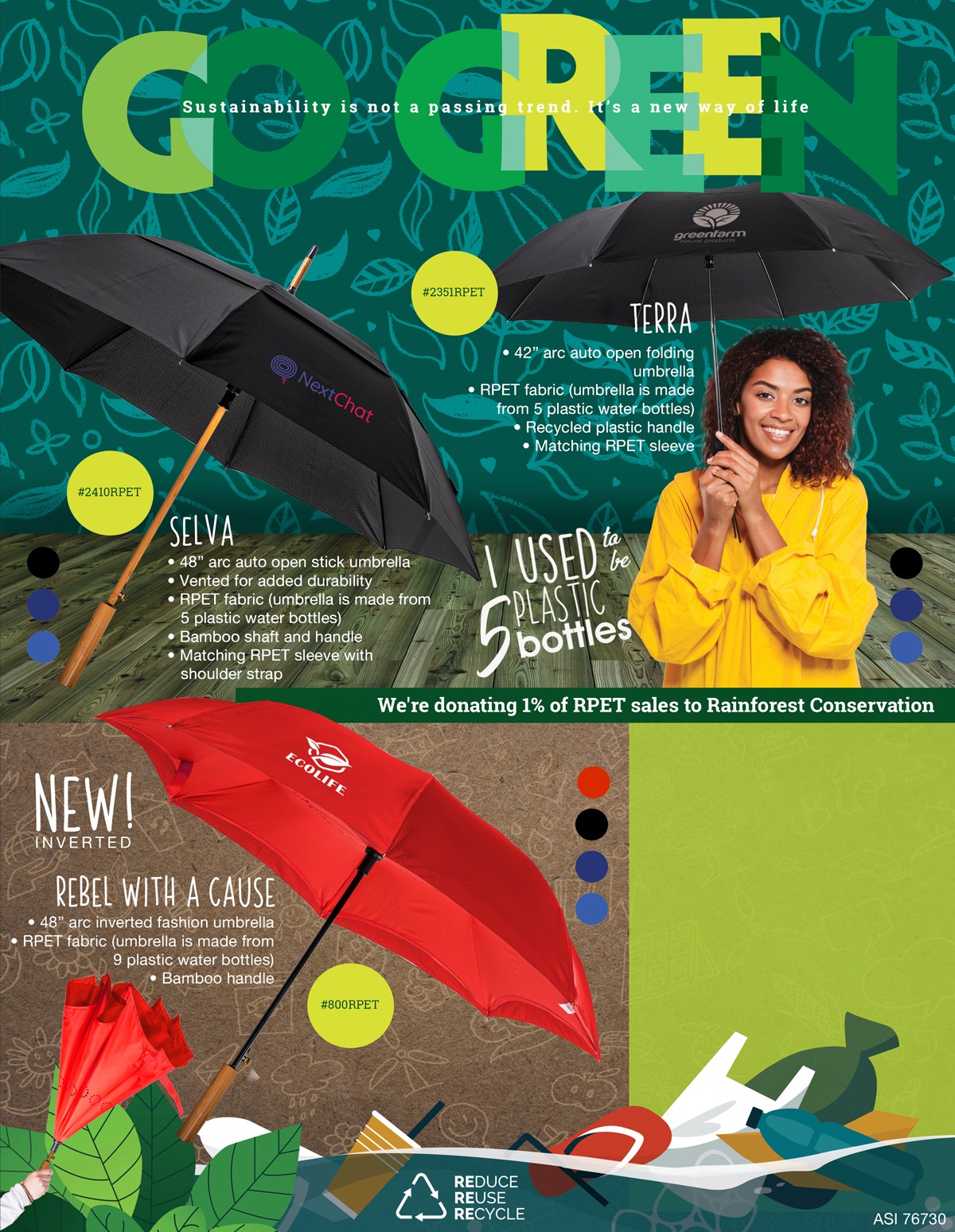 Rebel With a Cause Umbrella 2