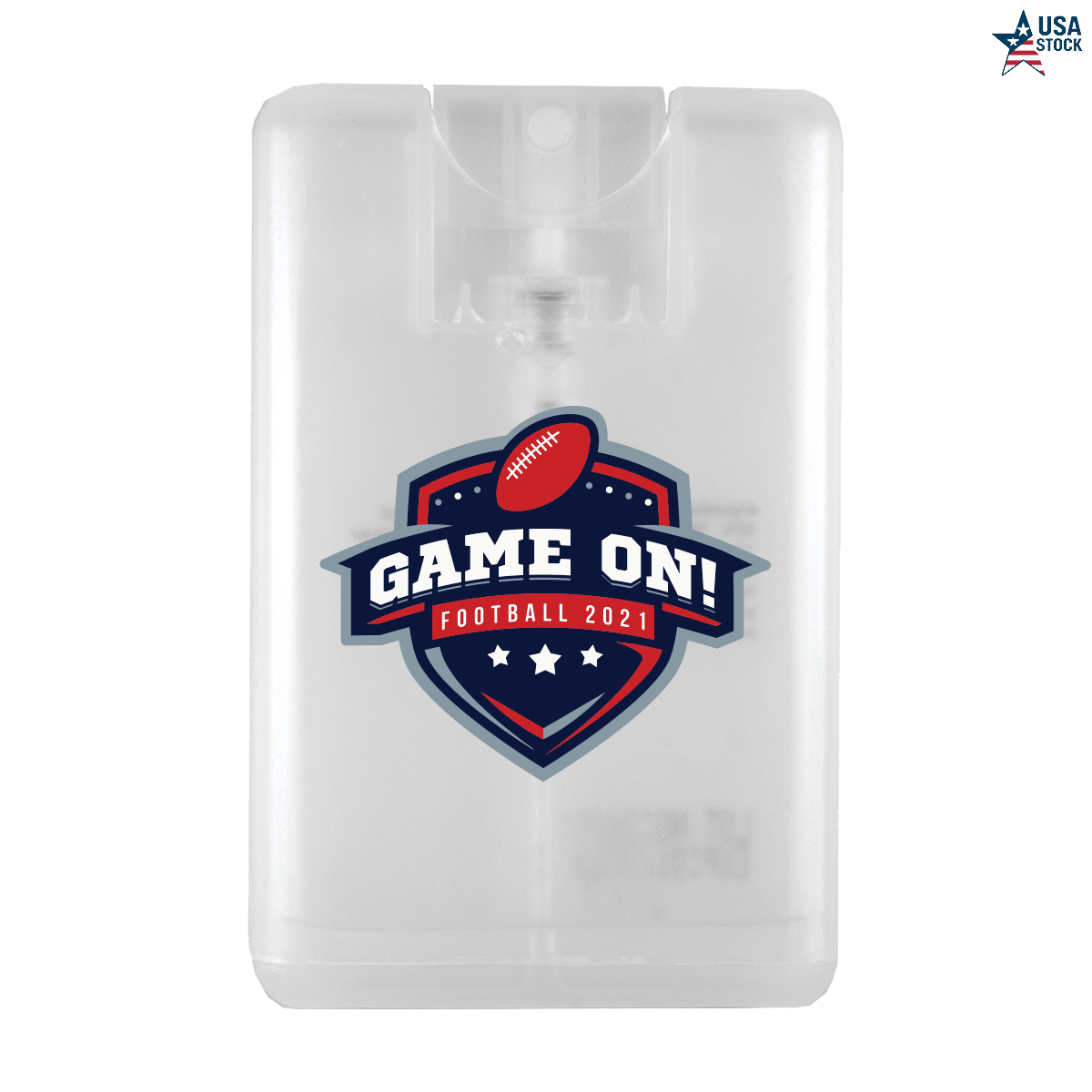 Credit Card Style 20ml (0.64oz) Hand Sanitizer Spray – 75% Alcohol with Custom Label 3