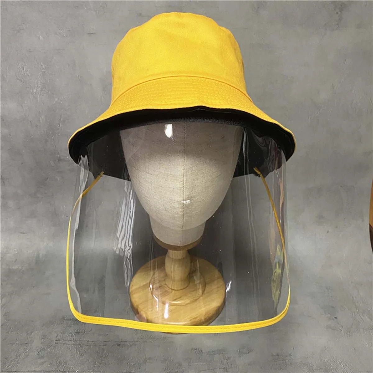 Fishing Bucket Hat With Detachable Transparent Face Mask 4