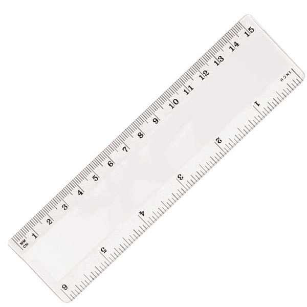 Promotional 6" Plastic Ruler 8