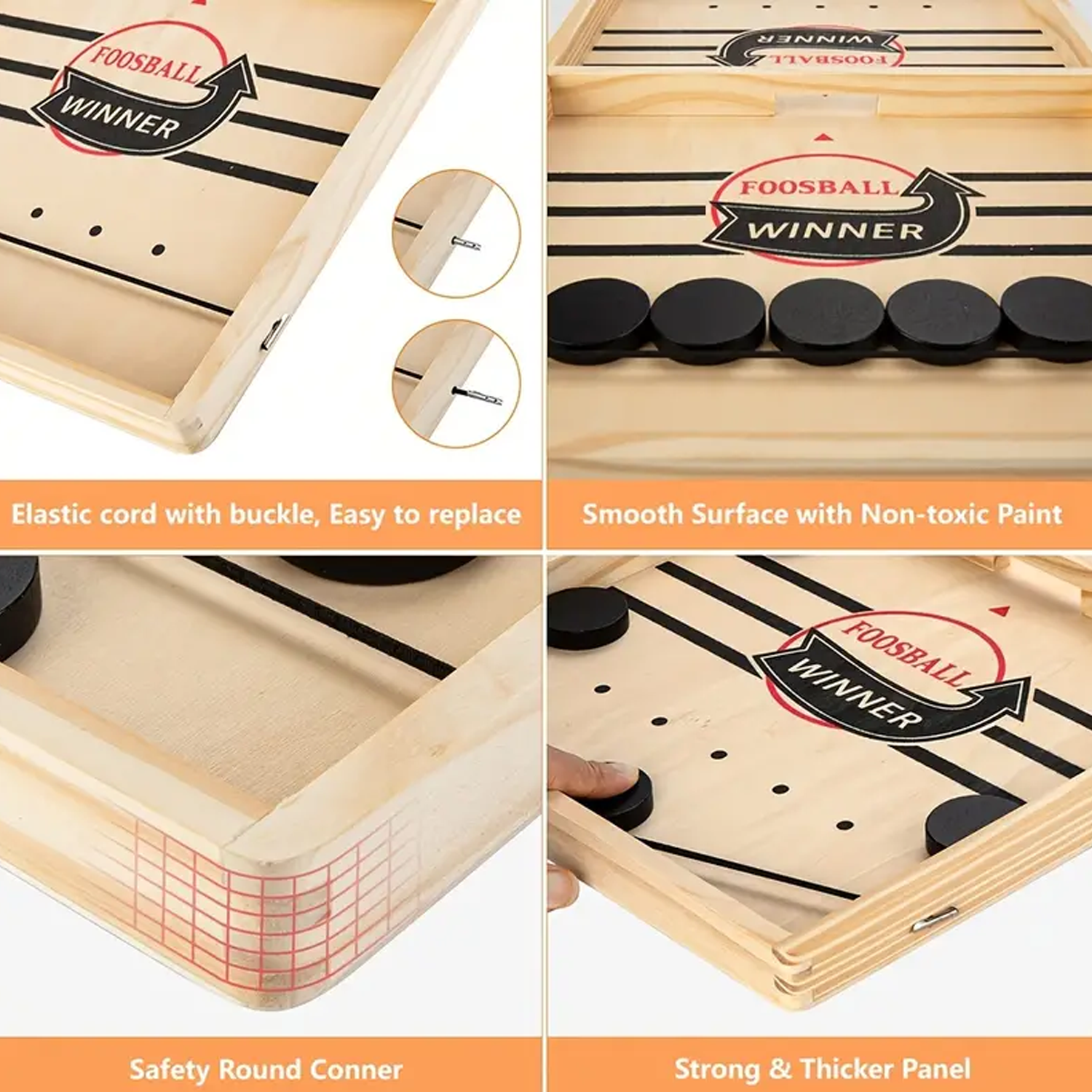 Wooden Fast Sling Puck 3