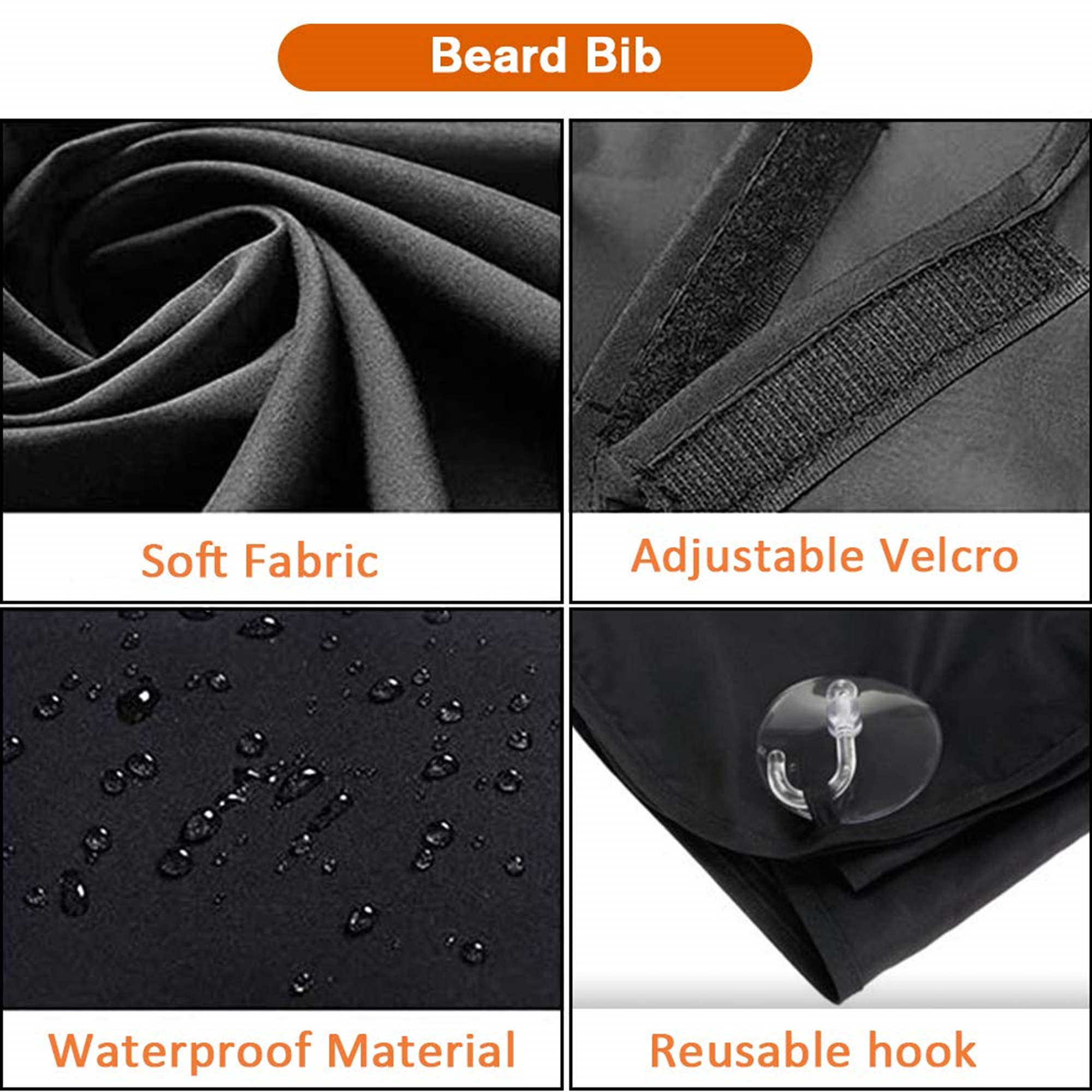 Waterproof Beard Bib Apron For Shaving 2