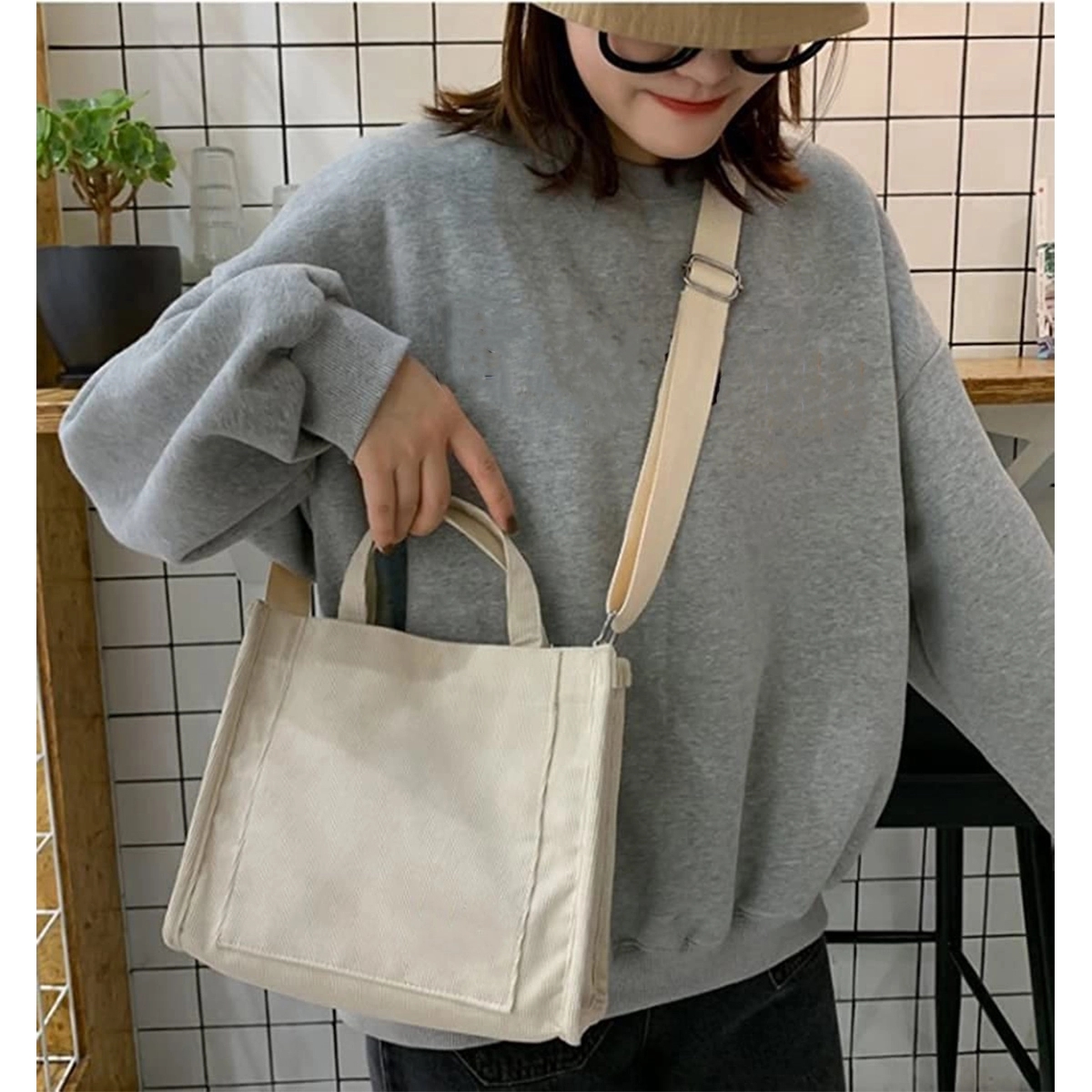 Stylish Small Satchel Tote Handbag 3