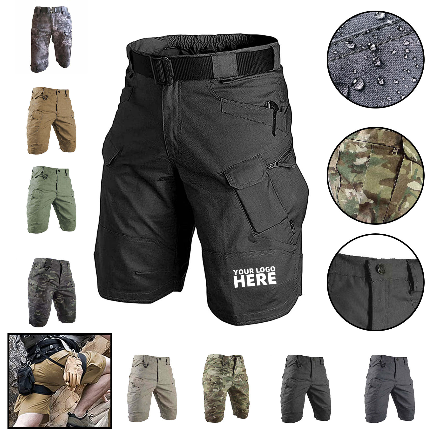 Waterproof Quick Dry Tactical Shorts 2