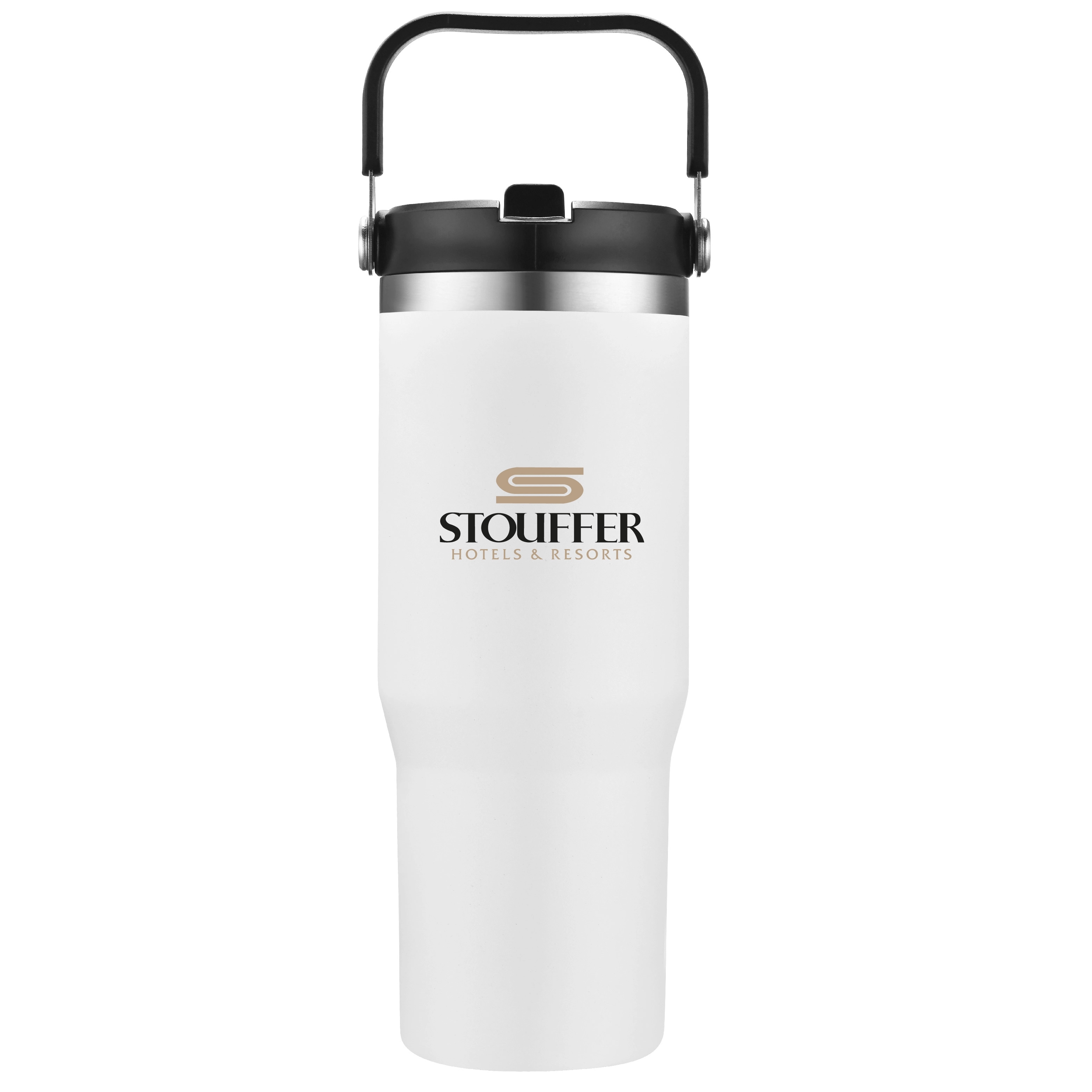 CASPIAN - 30 OZ TRAVEL MUG WITH BUILT-IN CARRIER 1