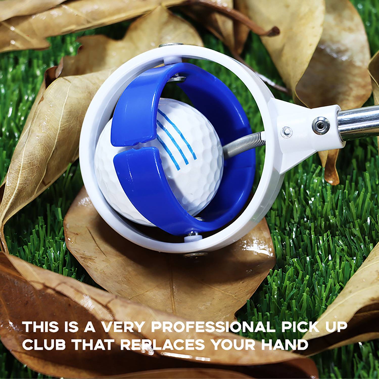 Telescopic Golf Ball Retriever with Spring Release Head 7