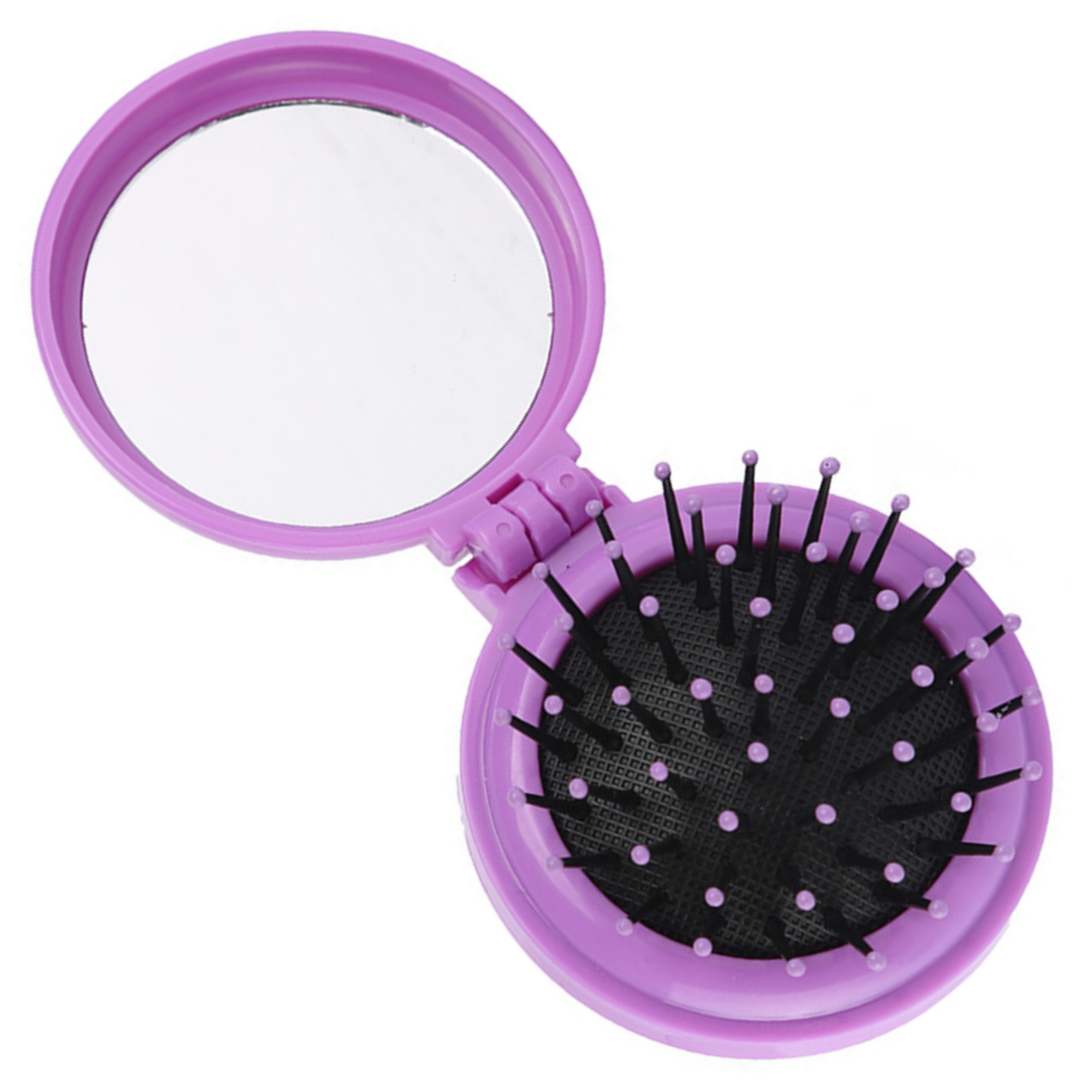 Round Mini Compact Massage Comb 6