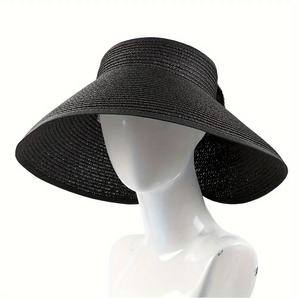 Roll-up Straw Sun Visor 3
