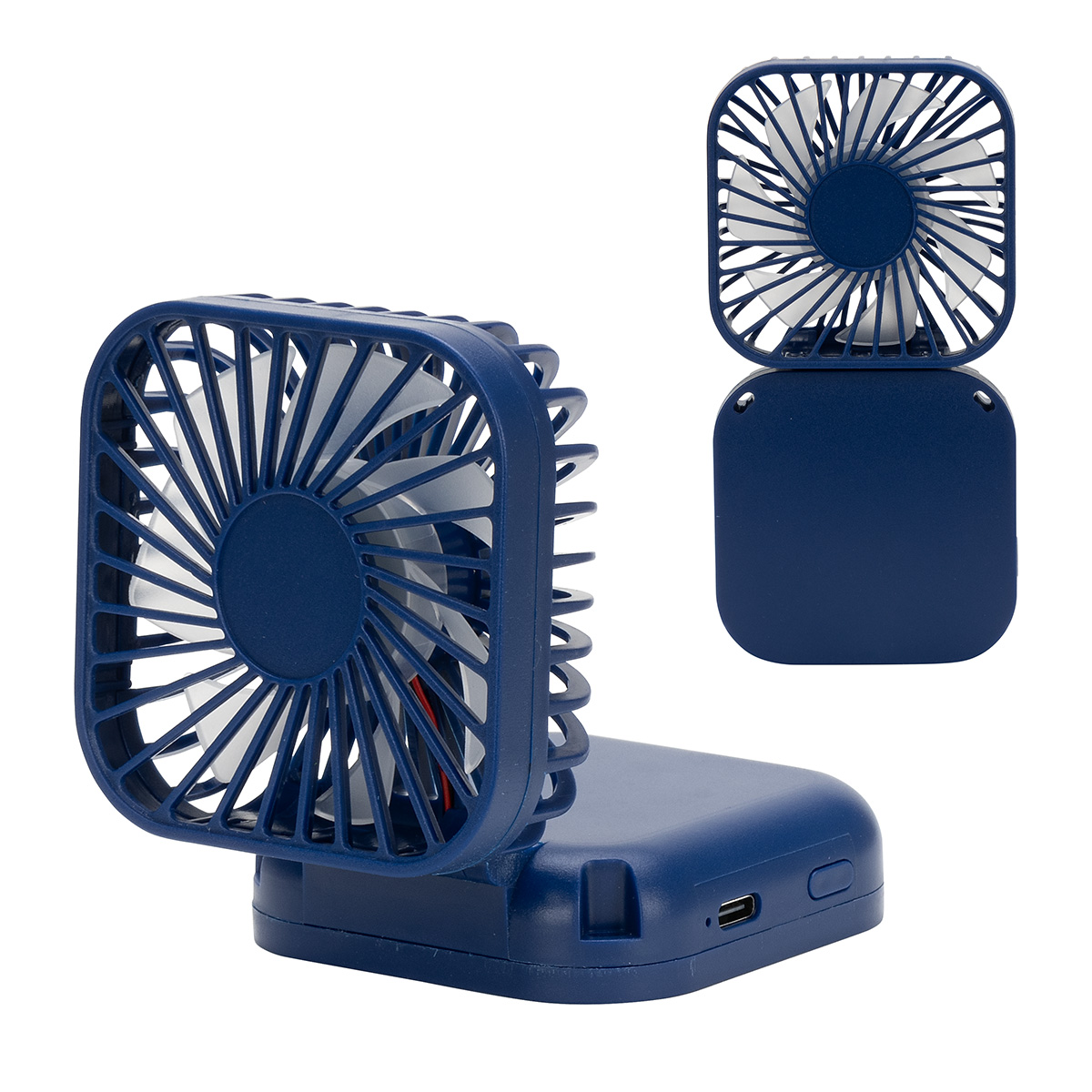 Whirlwind Mini Folding Rechargeable Fan with Lanyard 28