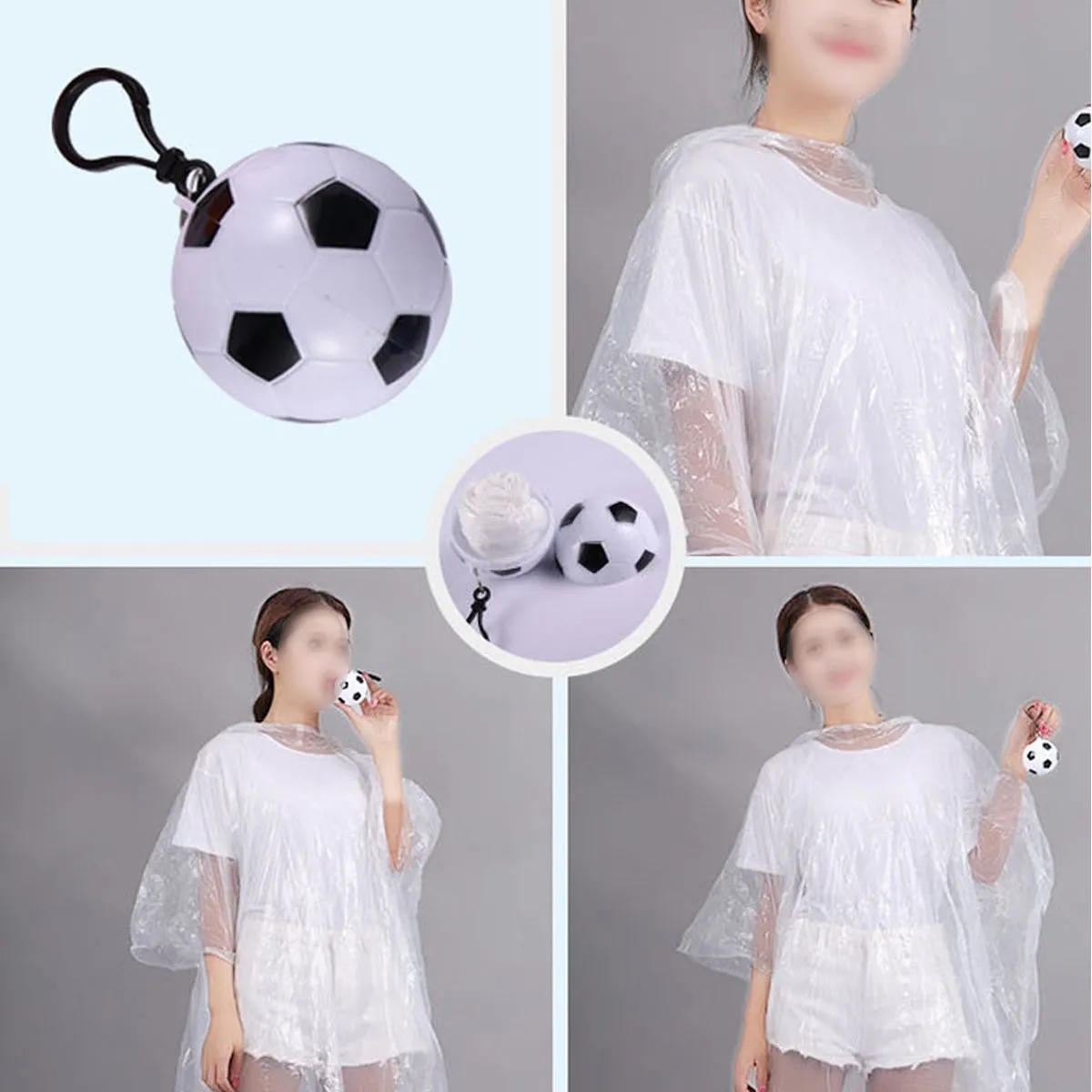 Rain Poncho Portable Disposable Emergency Raincoats 5