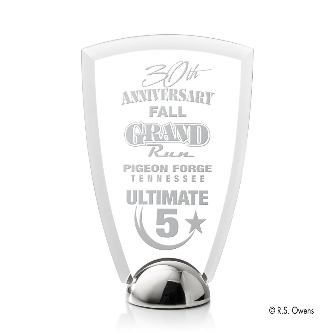 Arch Hemisphere Award - Laser Engraved 7