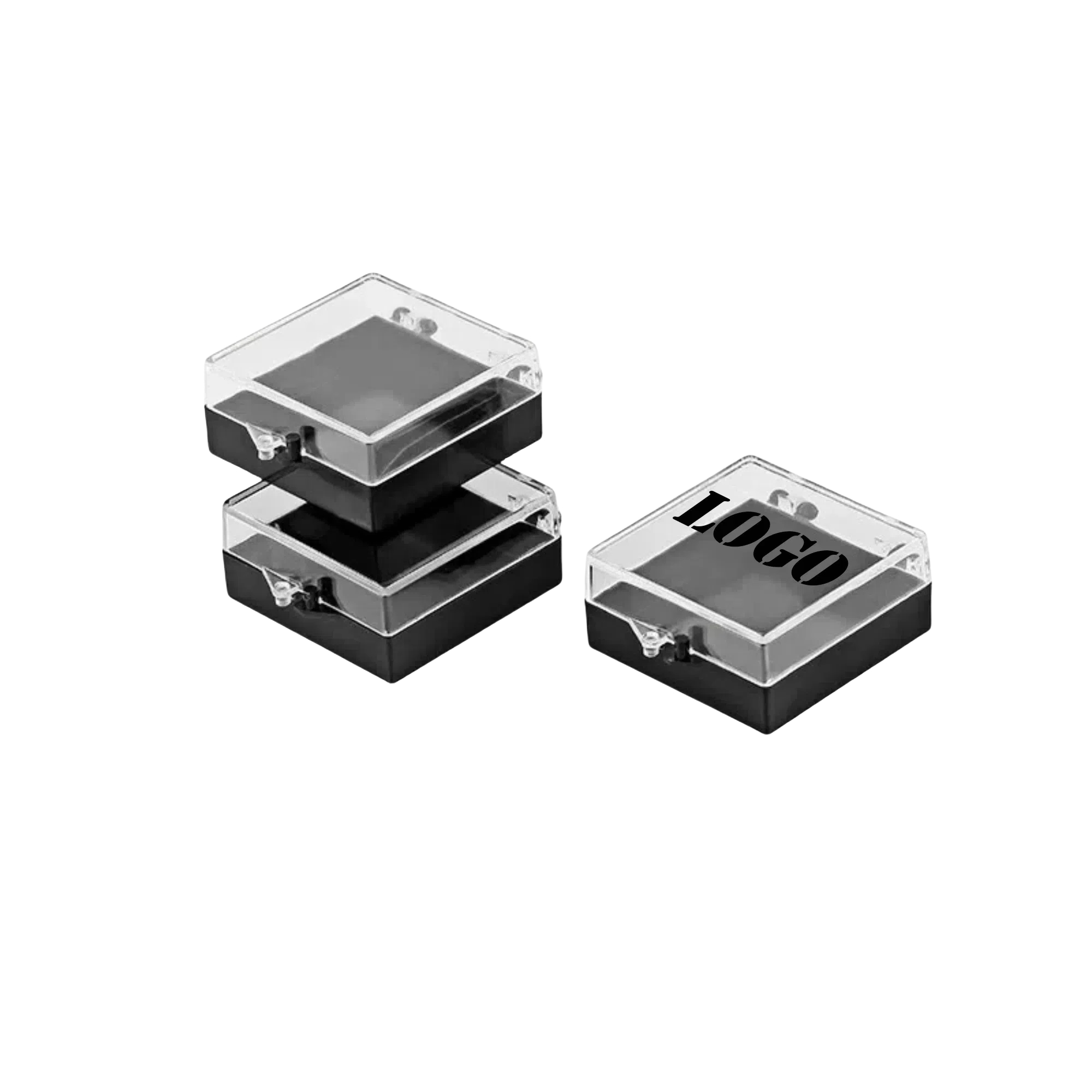 Plastic Presentation Medal Box With Felt Cover 1