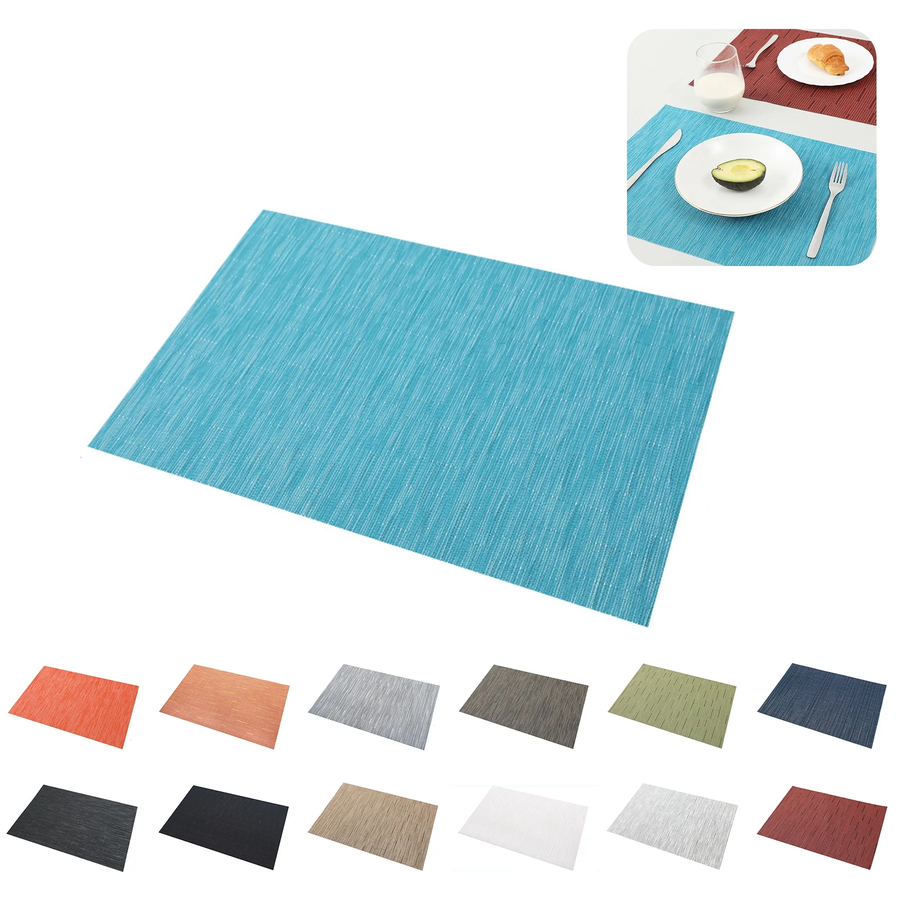 Colorful Bamboo Joint Place Mat 6