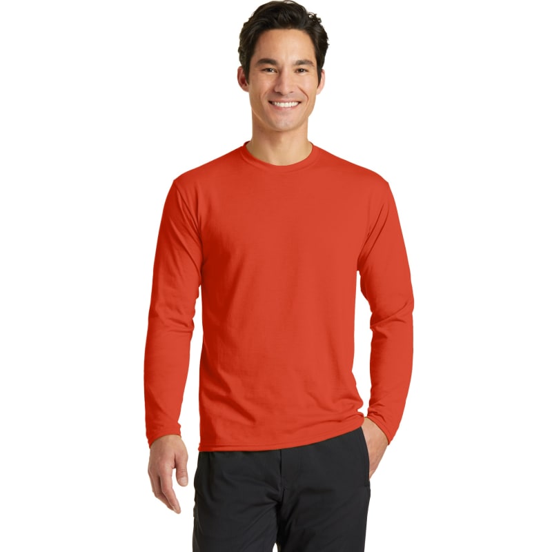 Port & Company Long Sleeve Performance Blend Tee. 72