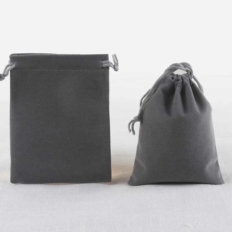 Flannel Drawstring Bag 4