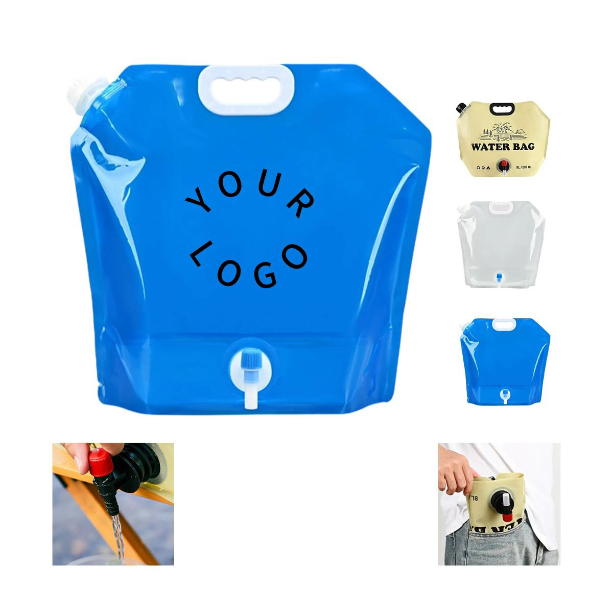 Foldable Water Storage Bag for Camping 2