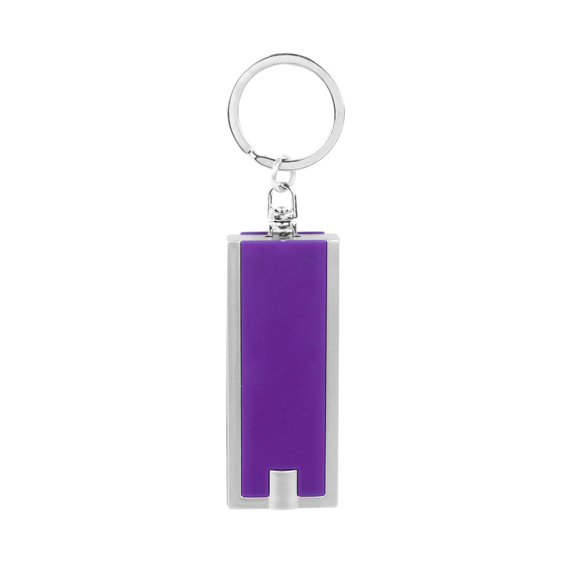 Super Bright LED Flashlight With Swivel Key Chain 4