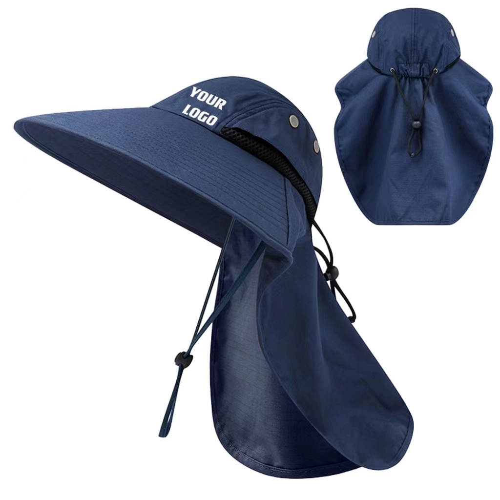 Protection Sun Caps With Large Neck Flap 5