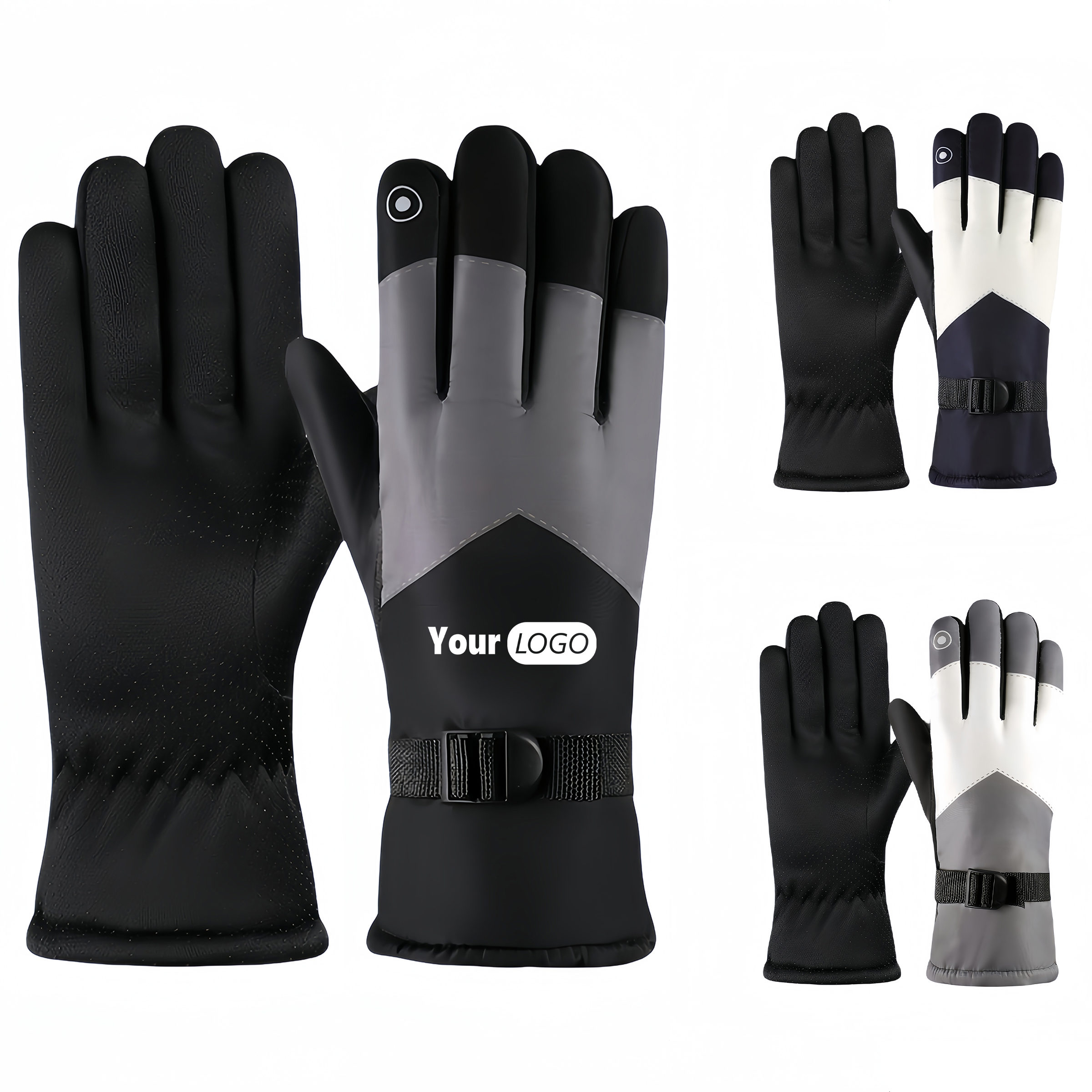 Polyester Winter Windproof And Warm Gloves 6