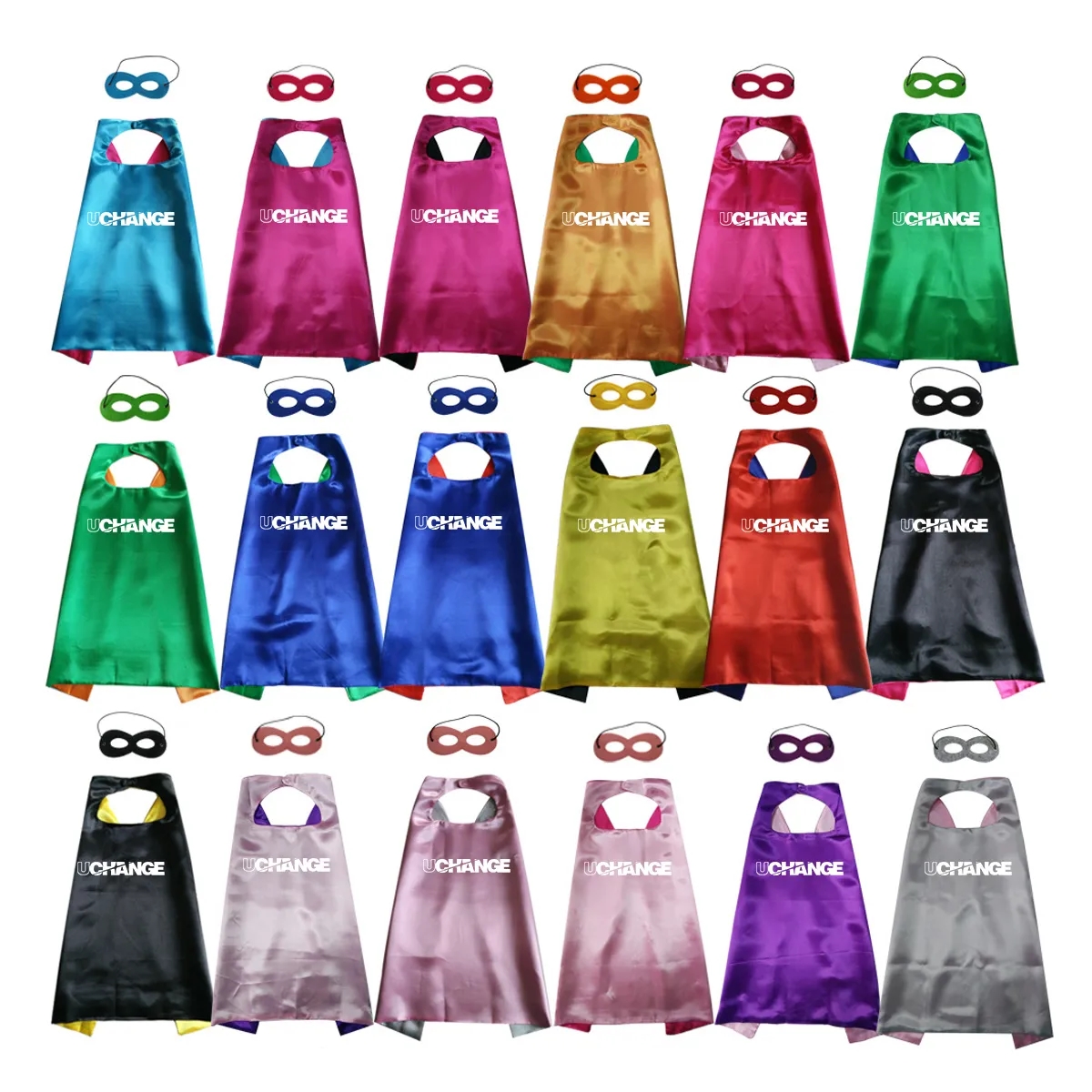 Kids Superhero Cape And Mask Set for Party & Costume Event 7