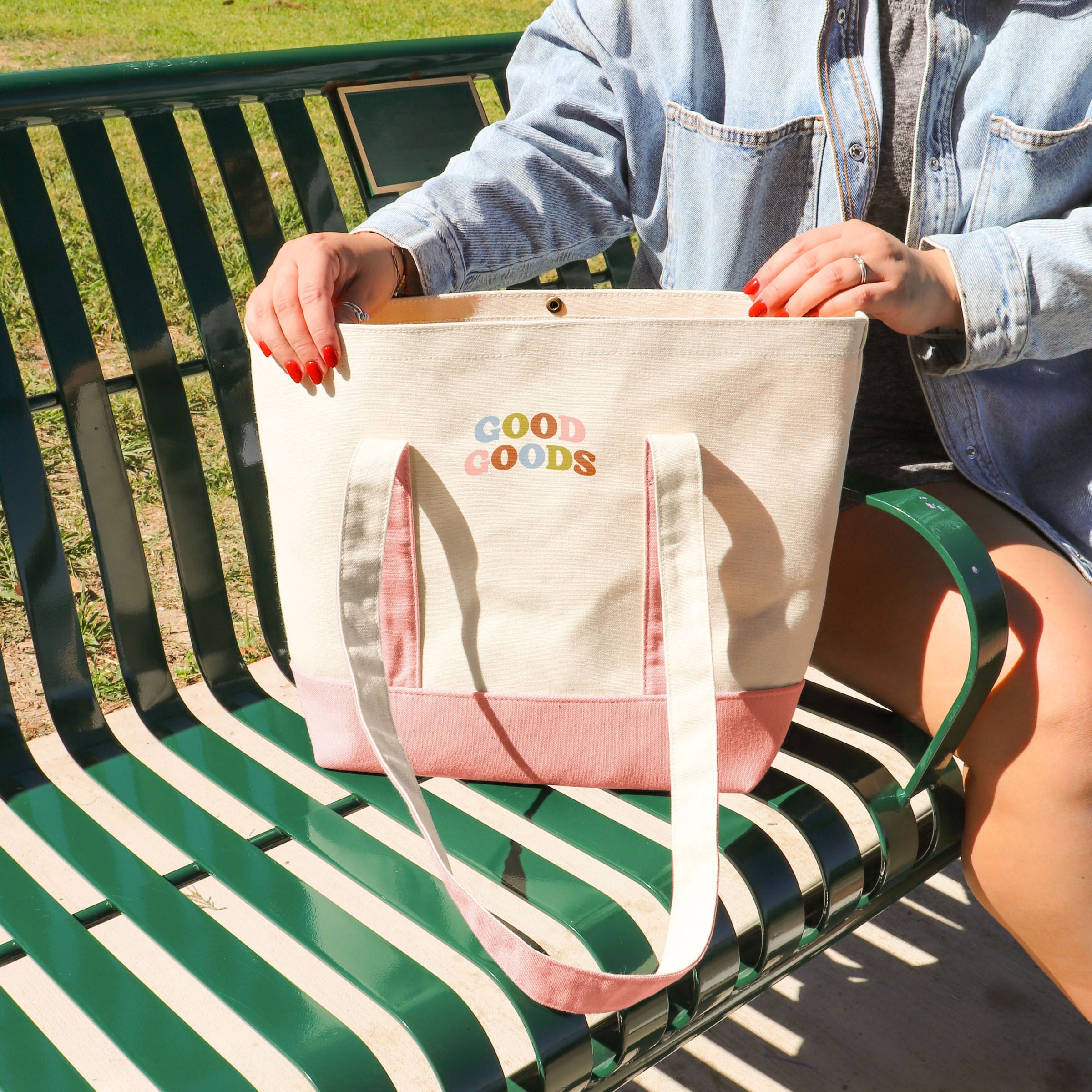 Morris Tote - Medium Open, custom tote bag with logo imprint 2