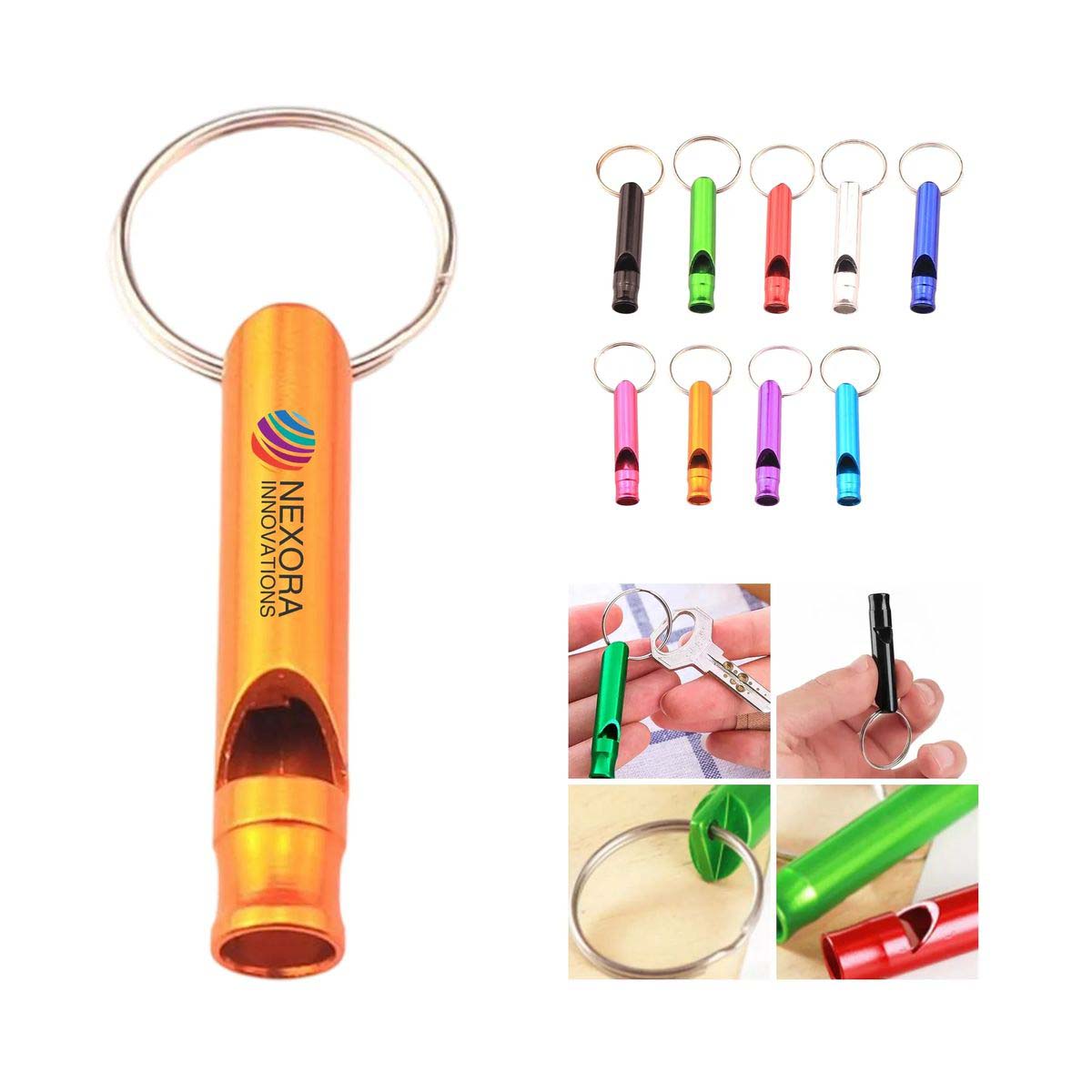 Aluminum Survival Whistle with Loud Sound 6
