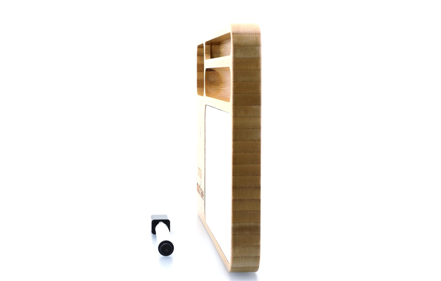 Bamboo 10W Wireless Charging Base with Dry Erase Board 67