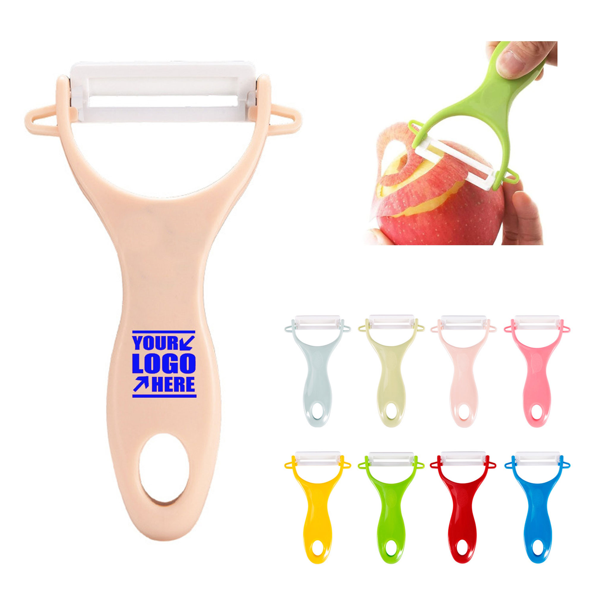 Ceramic Plastic Peeler Fruit Vegetable Paring Knife 9