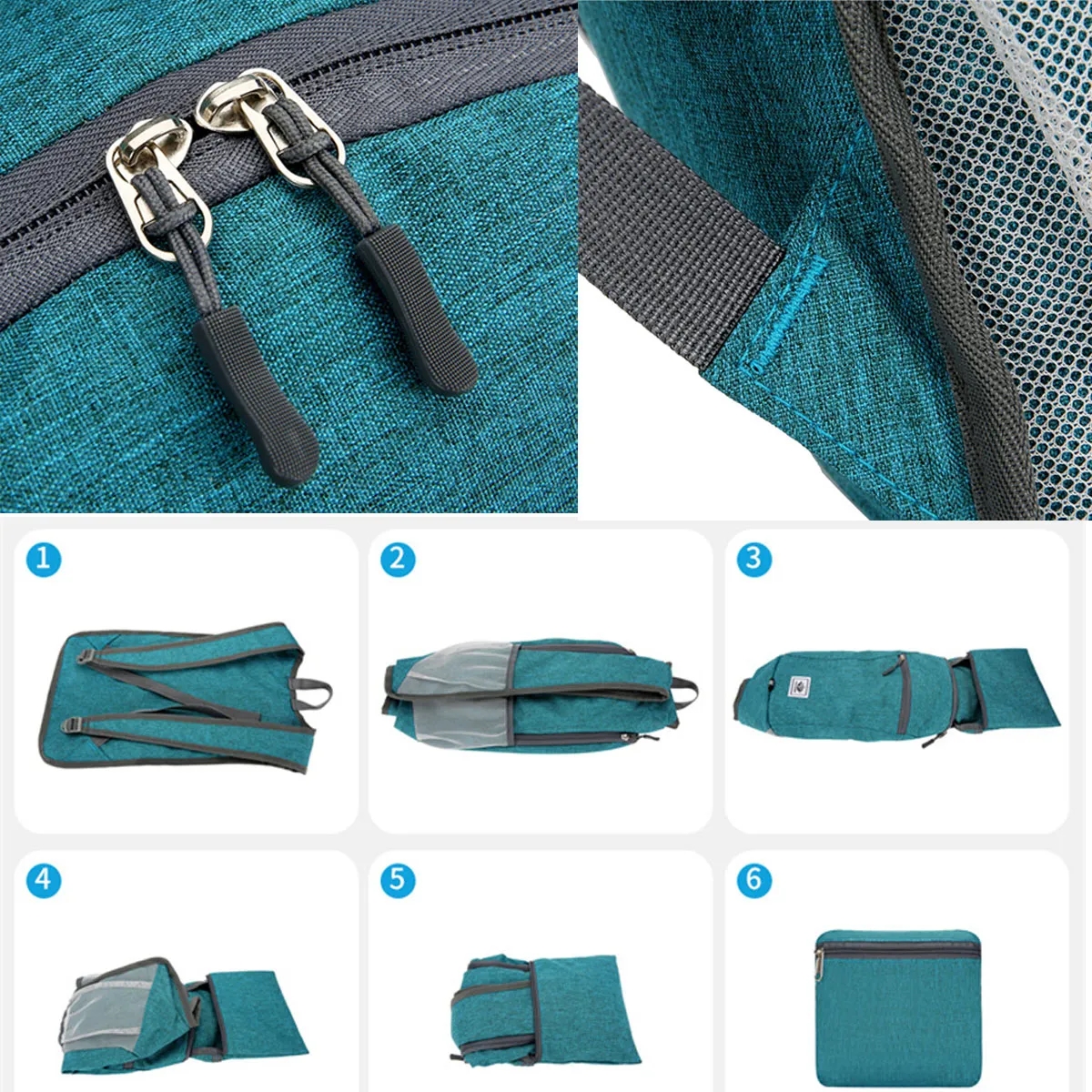 In Stock Portable Foldable Waterproof Packable Backpack 6