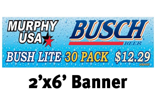 Full Color Banner 6'x2' - Vinyl