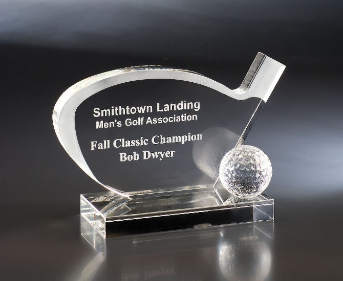 Designer Crystal Golfcrest Award 2
