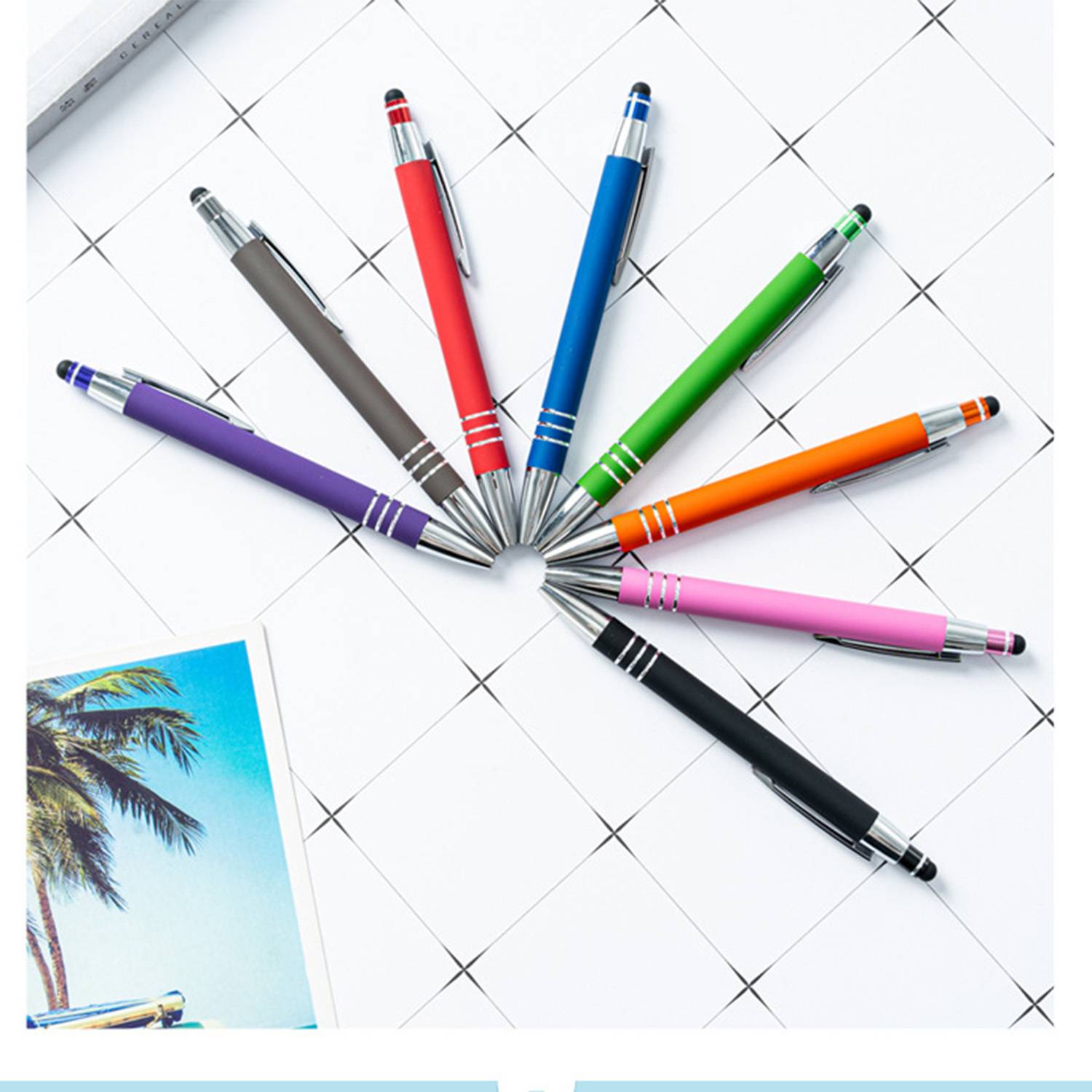 Soft-Touch Stylus Ballpoint Pen – Custom Logo Promo Gift 6