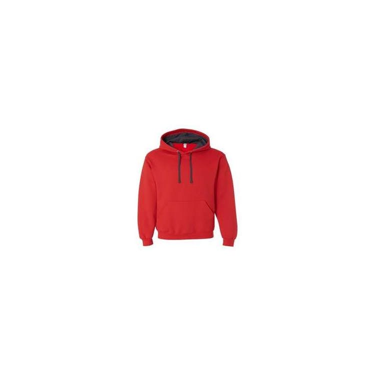 Sofspun® Hooded Sweatshirts Fiery Red Medium, custom hoodie or sweatshirt with logo imprint 2