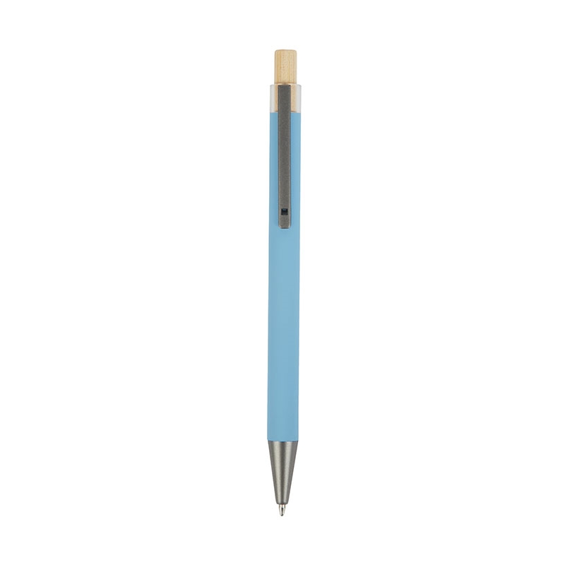 Arundi Recycled Aluminum Pen With Bamboo Plunger 65