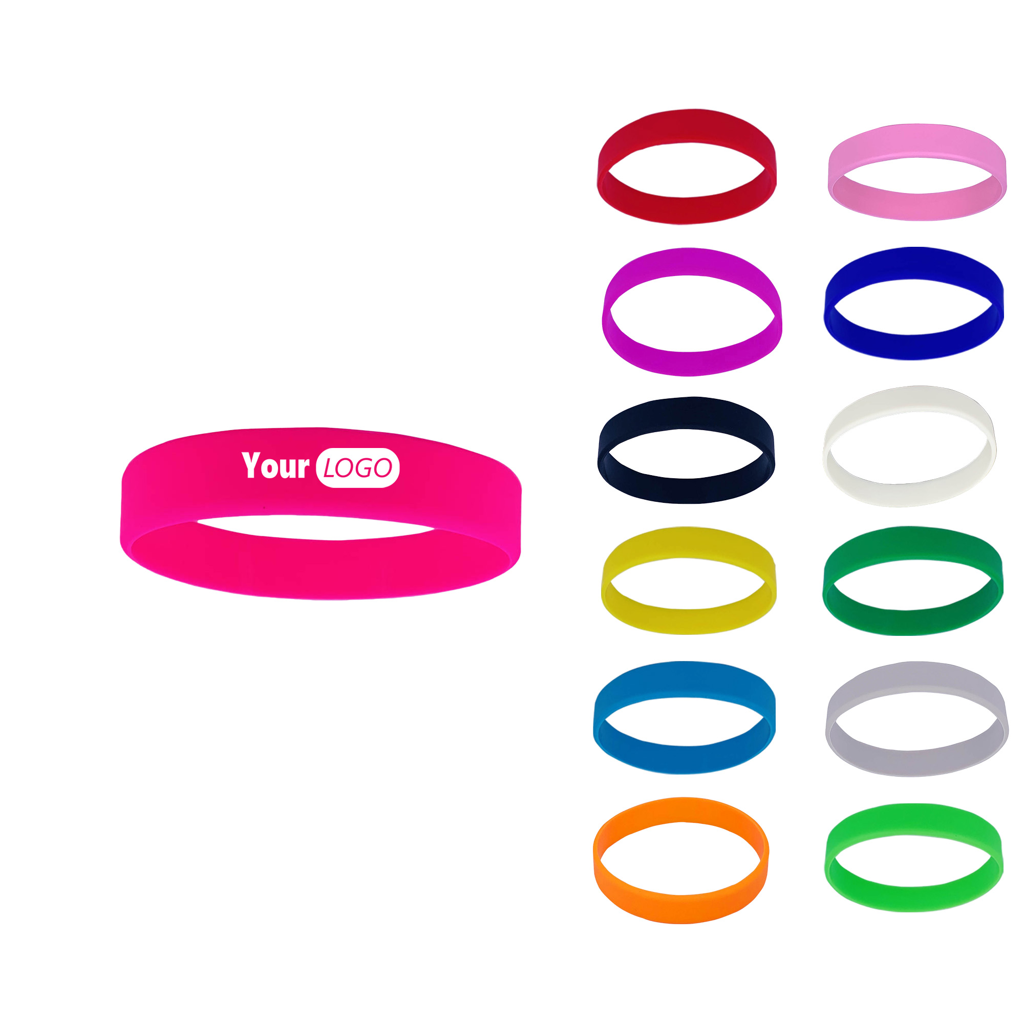 Colorful Casual Silicone Wristband 7