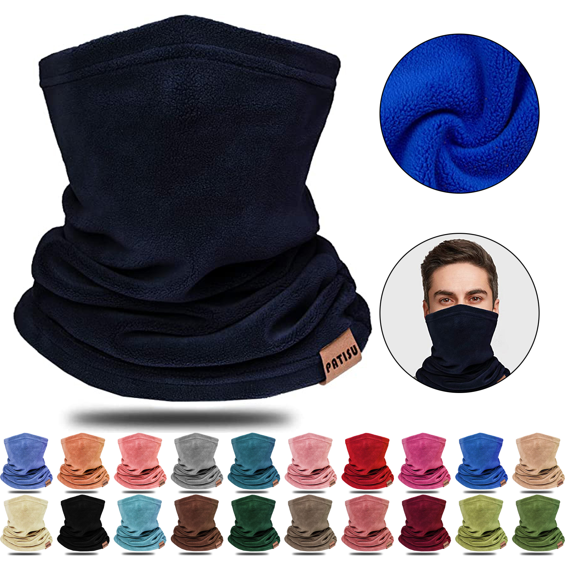 Winter Neck Warmer Gaiter Cover 2