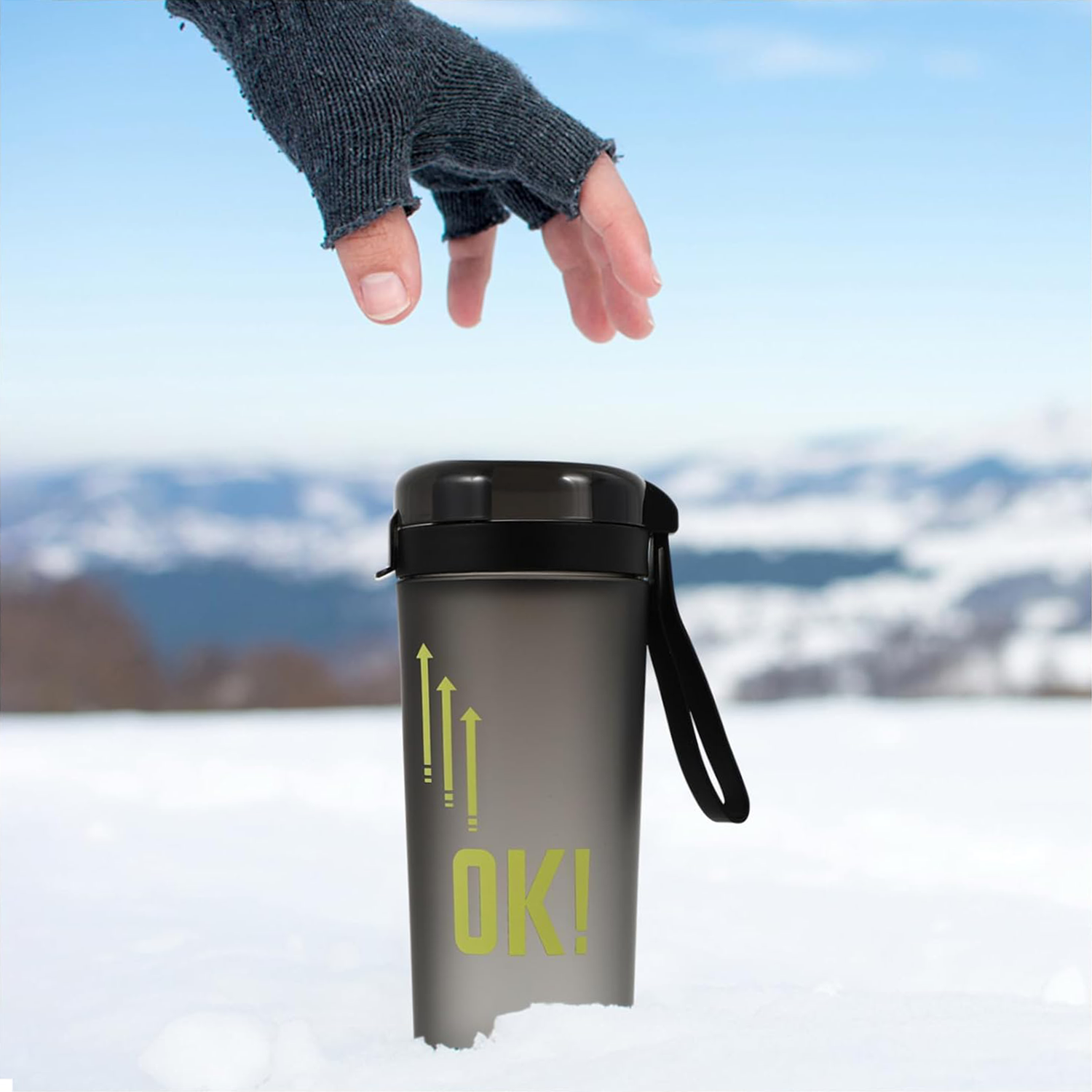 Frosted Anti-Burst Shaker Cup Plastic Bottle 4