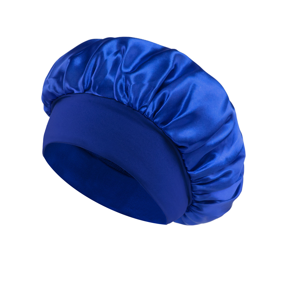 Silk Satin Sleep Hair Bonnet w/ Wide Edge for Women 7