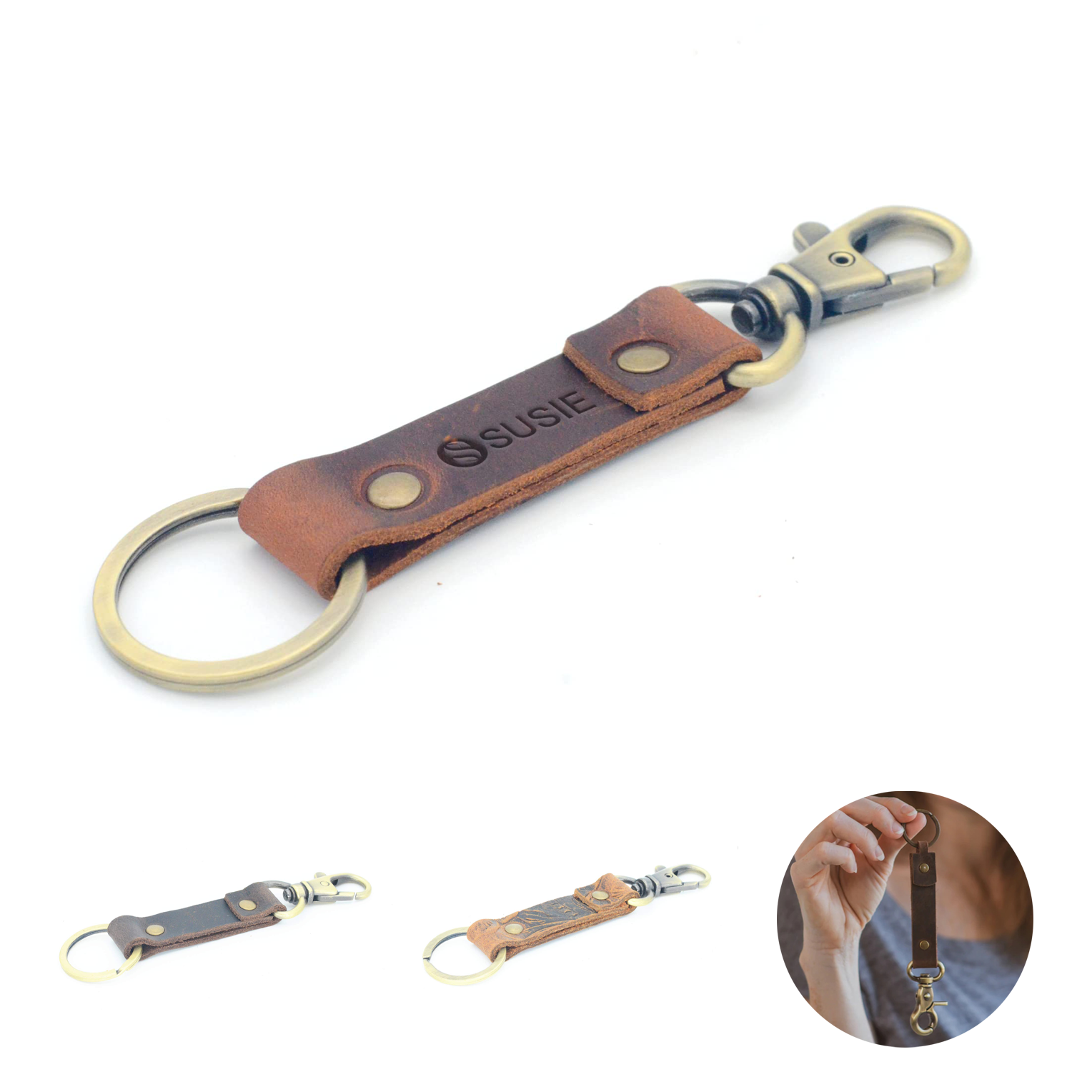 Leather Key Chain 2